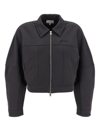 'Heavy Terry Jersey' bomber jacket