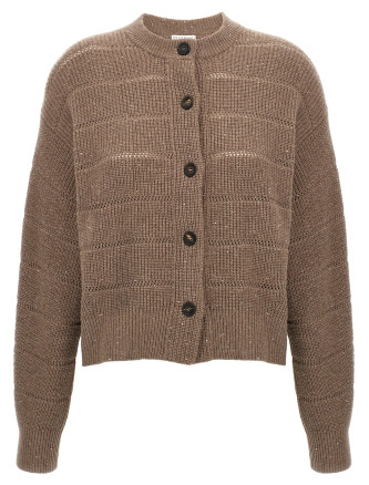 'Rustic Dazzling Net' cardigan