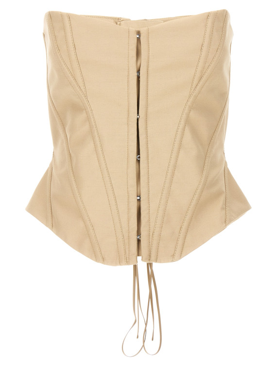 Shaped corset top #1