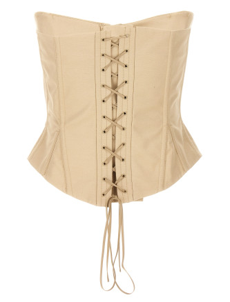 Shaped corset top #