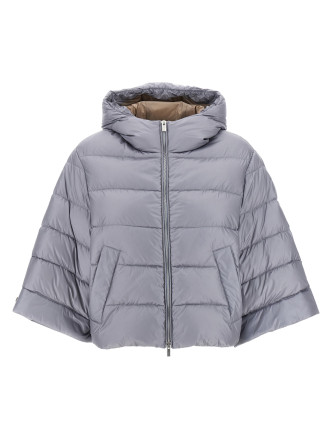 Cape down jacket