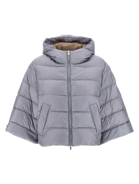 Cape down jacket #1
