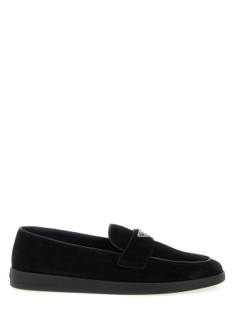 Suede loafers