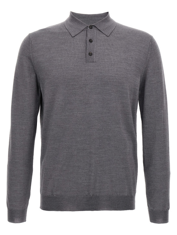 Virgin wool polo shirt #1