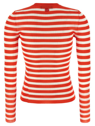 Striped viscose cardigan #