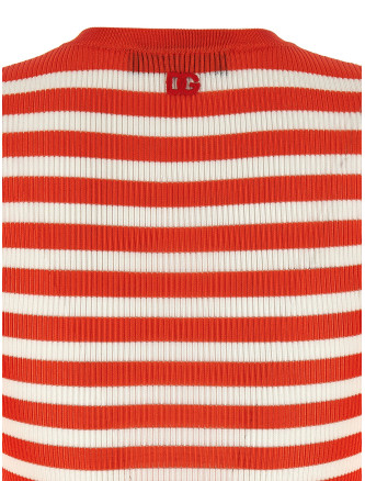 Striped viscose cardigan #