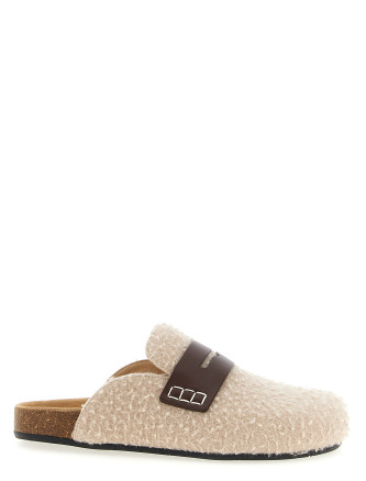 'Felt Loafer' mules