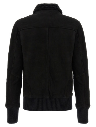 Sheepskin bomber jacket #