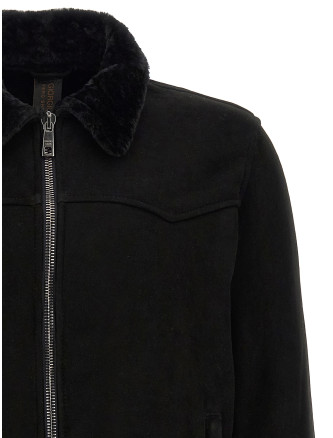 Sheepskin bomber jacket #