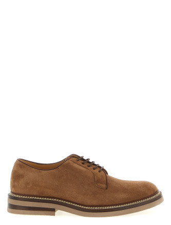 Suede derby