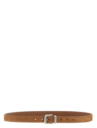 Suede belt