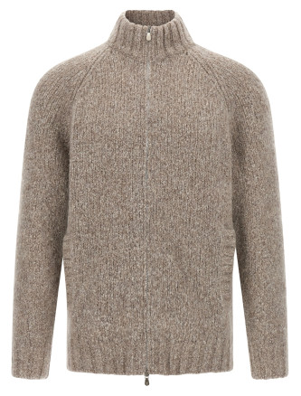 Alpaca wool cardigan