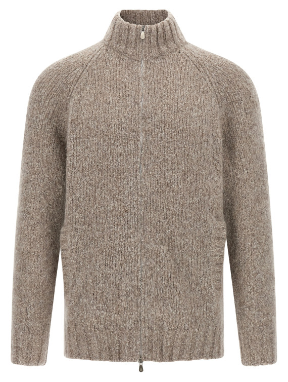 Alpaca wool cardigan #1