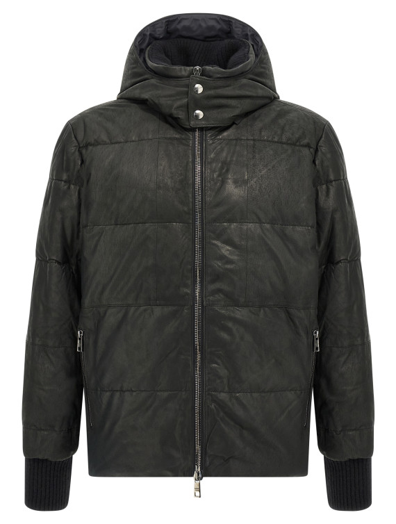 Removable hood down jacket #1