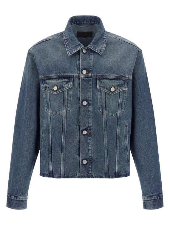 Raw cut denim jacket #1