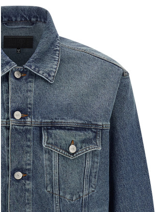 Raw cut denim jacket #