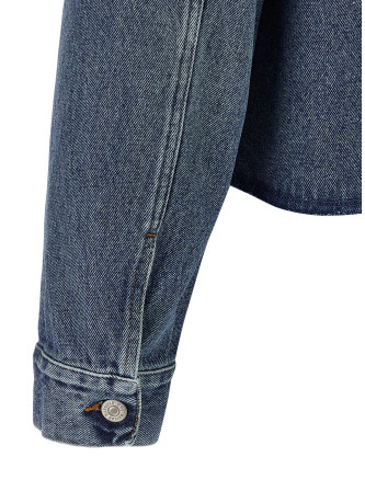 Raw cut denim jacket #