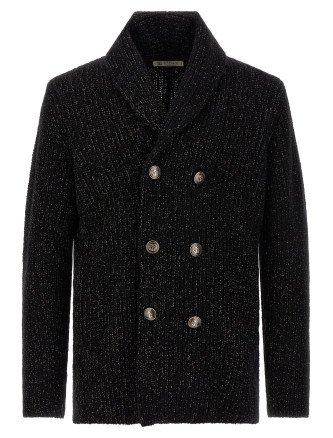 Double-breasted cardigan