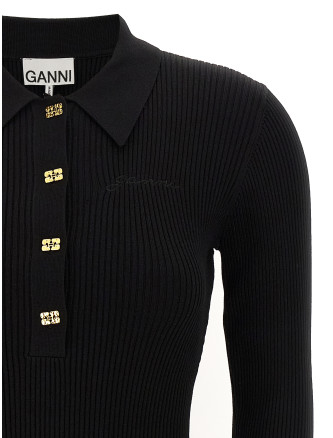 'Melange Rib Knit Mini' dress #