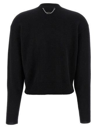 Trompe l'oeil cardigan sweater #