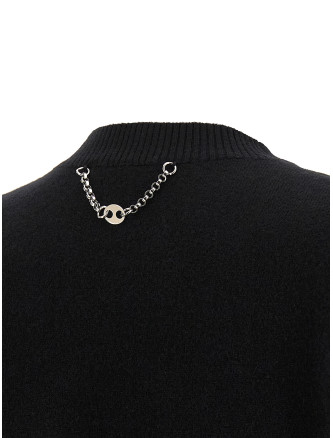 Trompe l'oeil cardigan sweater #