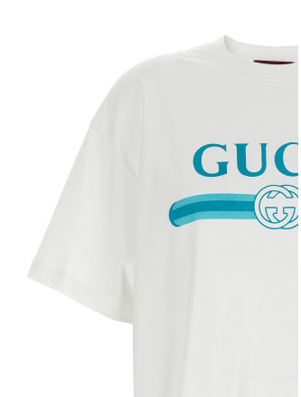 'Gucci Incrocio GG e Web' print T-shirt #
