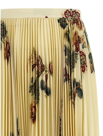 Pleated midi skirt #