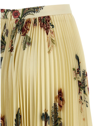 Pleated midi skirt #