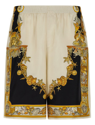 'Coral Theatre' print bermuda shorts