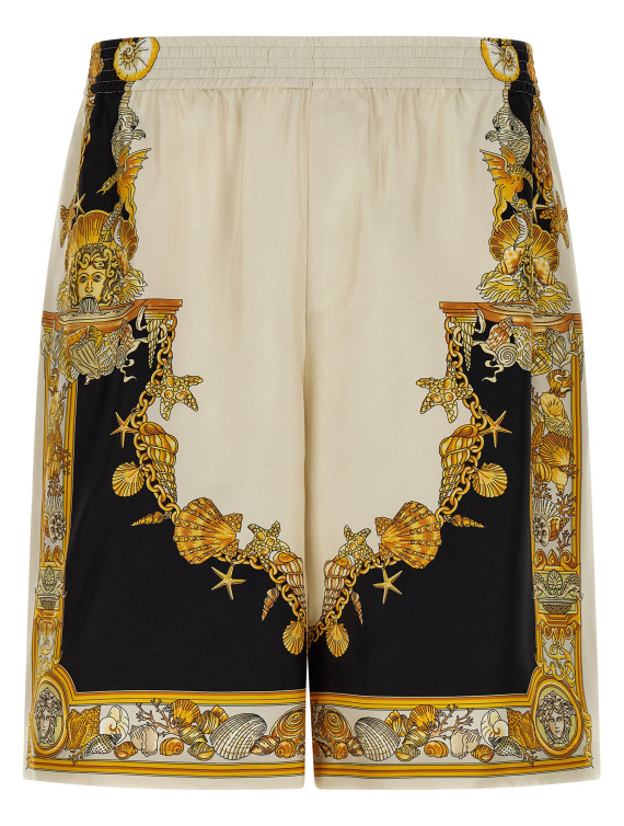 'Coral Theatre' print bermuda shorts #1