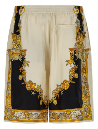 'Coral Theatre' print bermuda shorts #