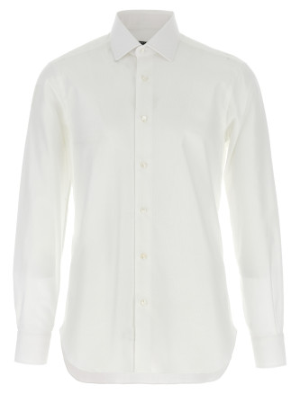 Honeycomb cotton shirt