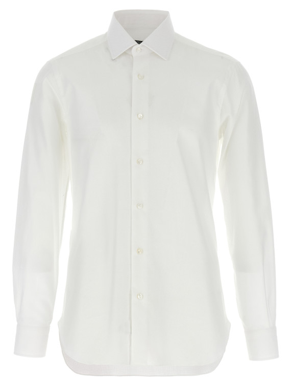 Honeycomb cotton shirt #1