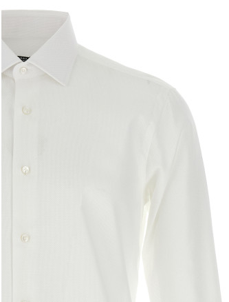 Honeycomb cotton shirt #