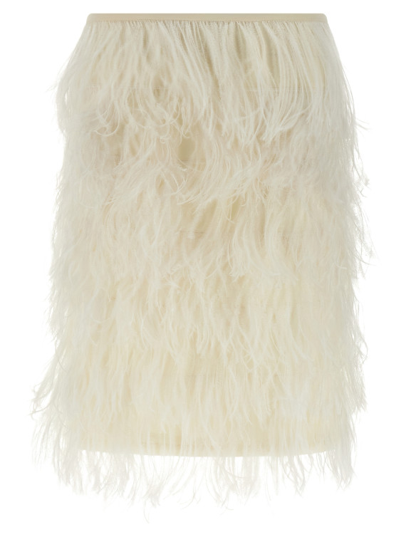 Ostrich feather skirt #1