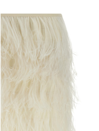 Ostrich feather skirt #