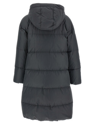 'Shiny Zipper Pull' down jacket #