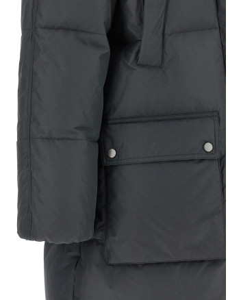 'Shiny Zipper Pull' down jacket #