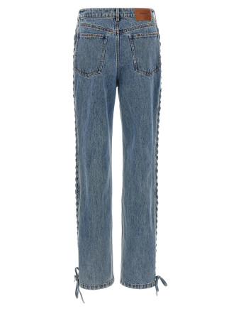 'Laced Straight Leg' jeans #