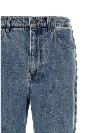 'Laced Straight Leg' jeans #