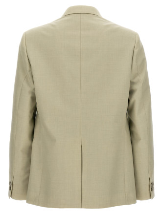 Single-breasted wool blazer #