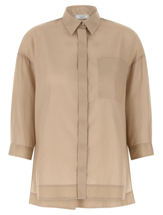 Asymmetric hem shirt