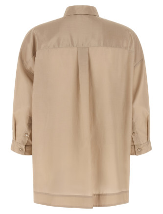 Asymmetric hem shirt #