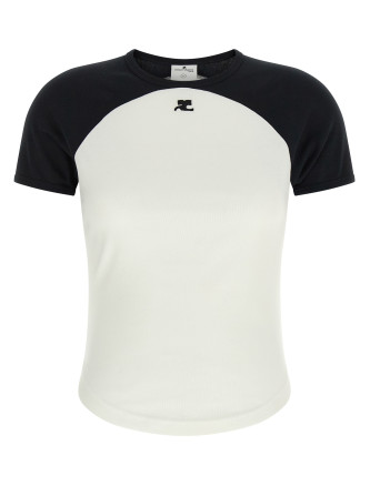 'Circle Contrast' T-shirt