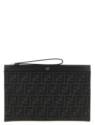 Medium 'FF Jacquard' pouch