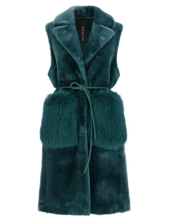 'Merino Straight-Volpe Shadow' vest