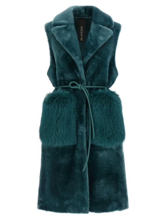 'Merino Straight-Volpe Shadow' vest #1