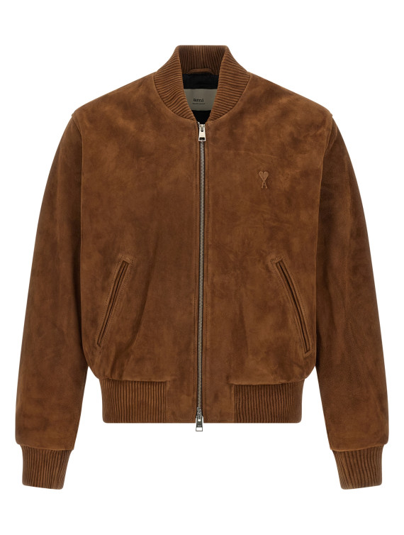 Suede bomber jacket #1