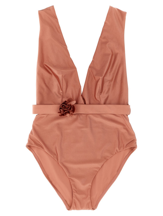 'Lucky Plunge Flower' one-piece swimsuit #1
