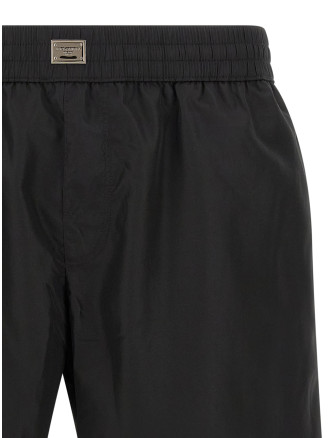 Logo plaque swimsuit #